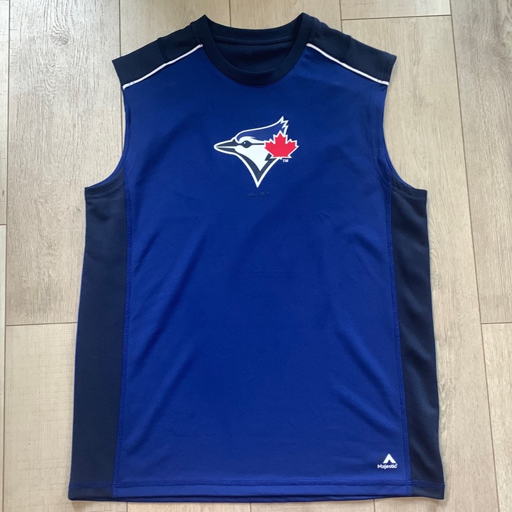 Majestic- US XL Toronto Bluejays licensed Tank top blue